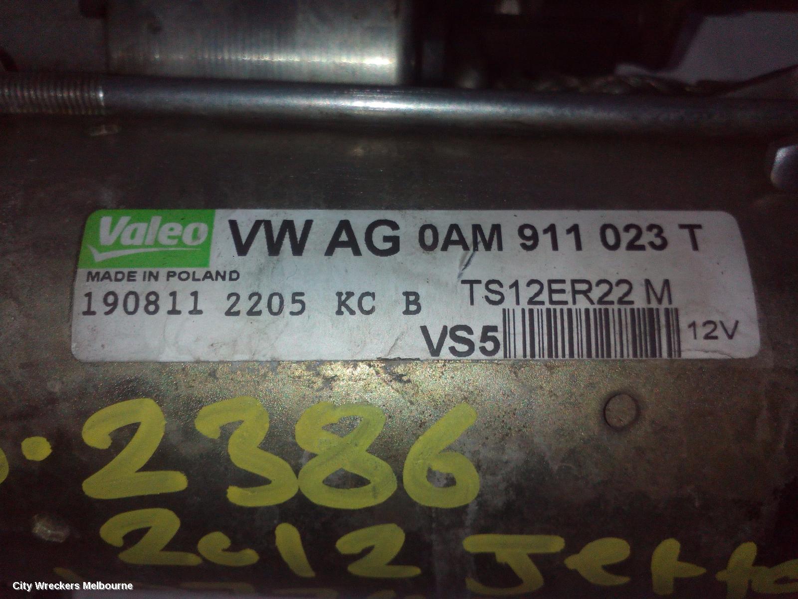 VOLKSWAGEN JETTA STARTER, PETROL, 1.4, CAVD/CTHD CODE, AUTO T/M, VALEO, 1B, 02/2011 - 12/2017 - Image 3