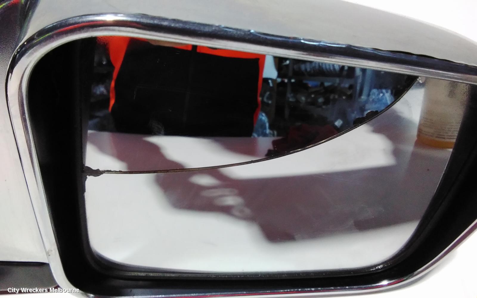 NISSAN PATROL RIGHT DOOR MIRROR, Y61/GU, POWER, WAGON, CHROME, 10/2004 - 04/2017 - Image 2