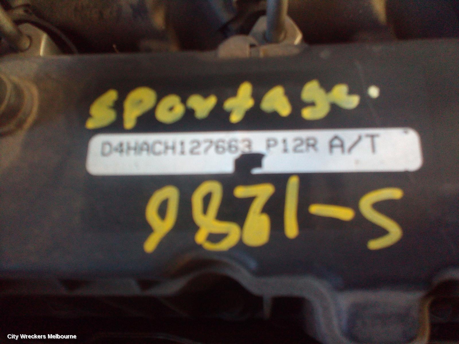 KIA SPORTAGE ENGINE, DIESEL, 2.0, D4HA, TURBO, SL, 05/2010 - 10/2015 - Image 2