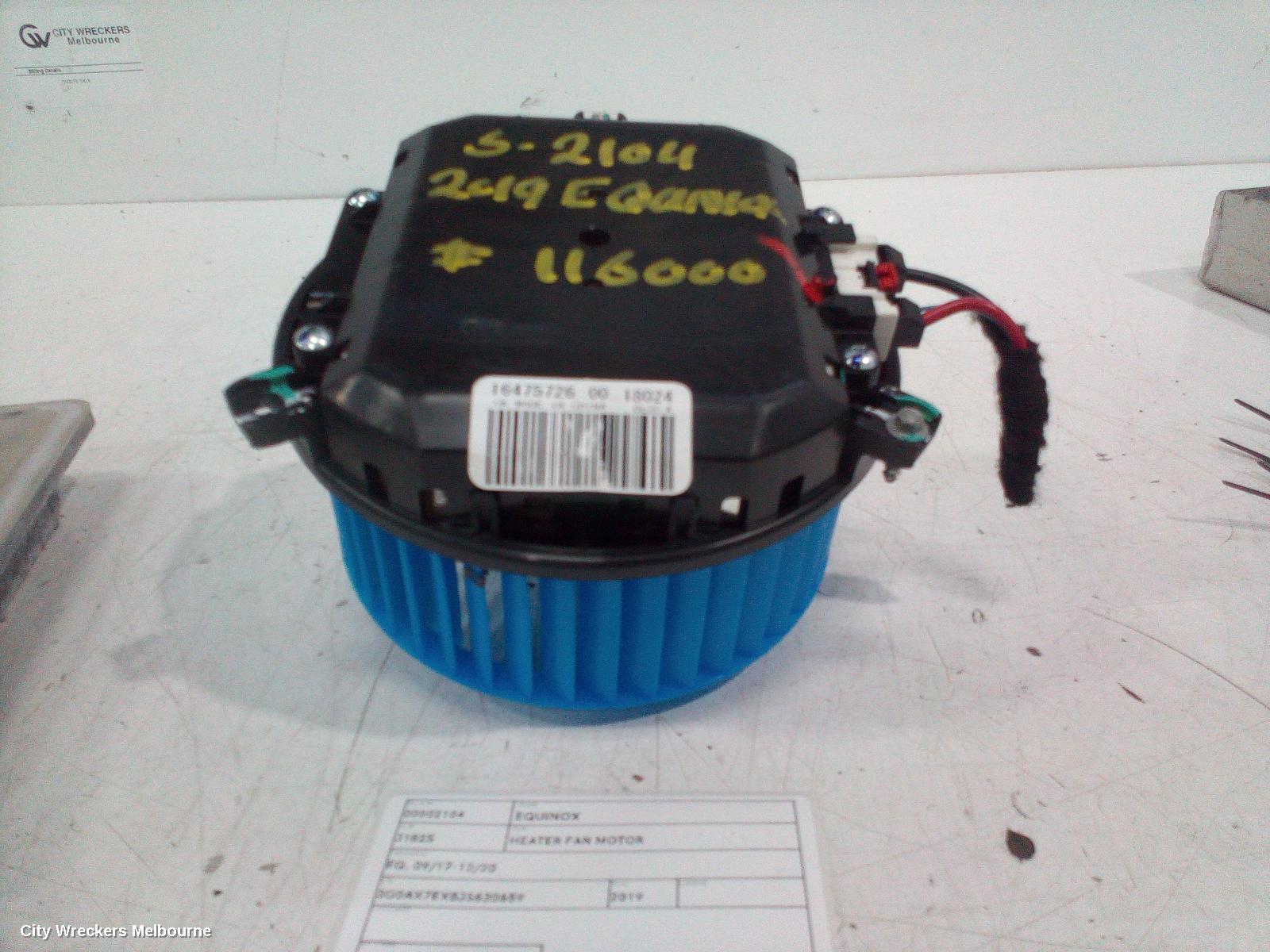 HOLDEN EQUINOX HEATER FAN MOTOR, EQ, 09/2017 - 12/2020 - Image 2