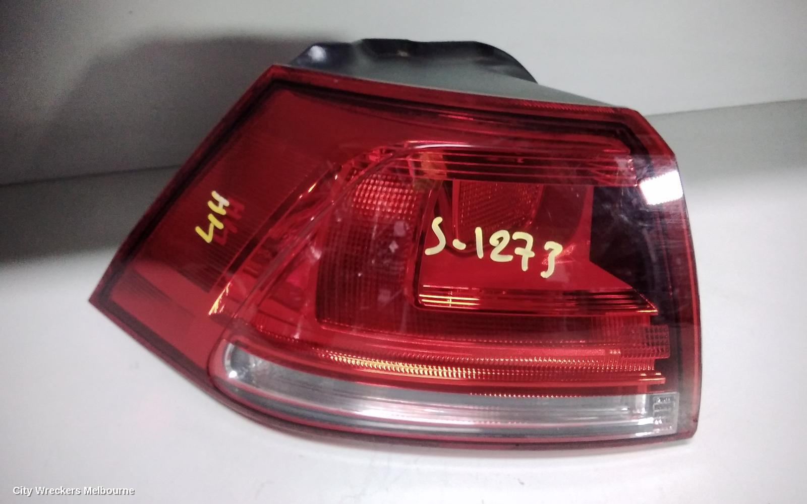 VOLKSWAGEN GOLF LEFT TAILLIGHT, GEN 7, HATCH, 03/2013 - 03/2017 - Image 1