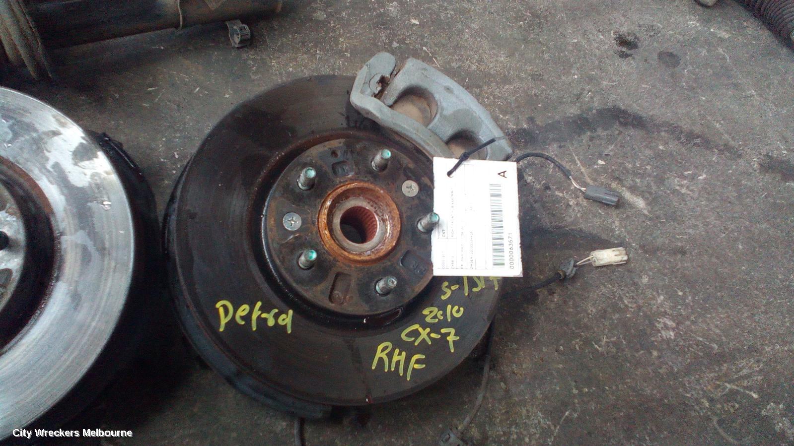 MAZDA CX7 RIGHT FRONT HUB ASSEMBLY, ER, 2WD/4WD, 11/2006 - 02/2012 - Image 1