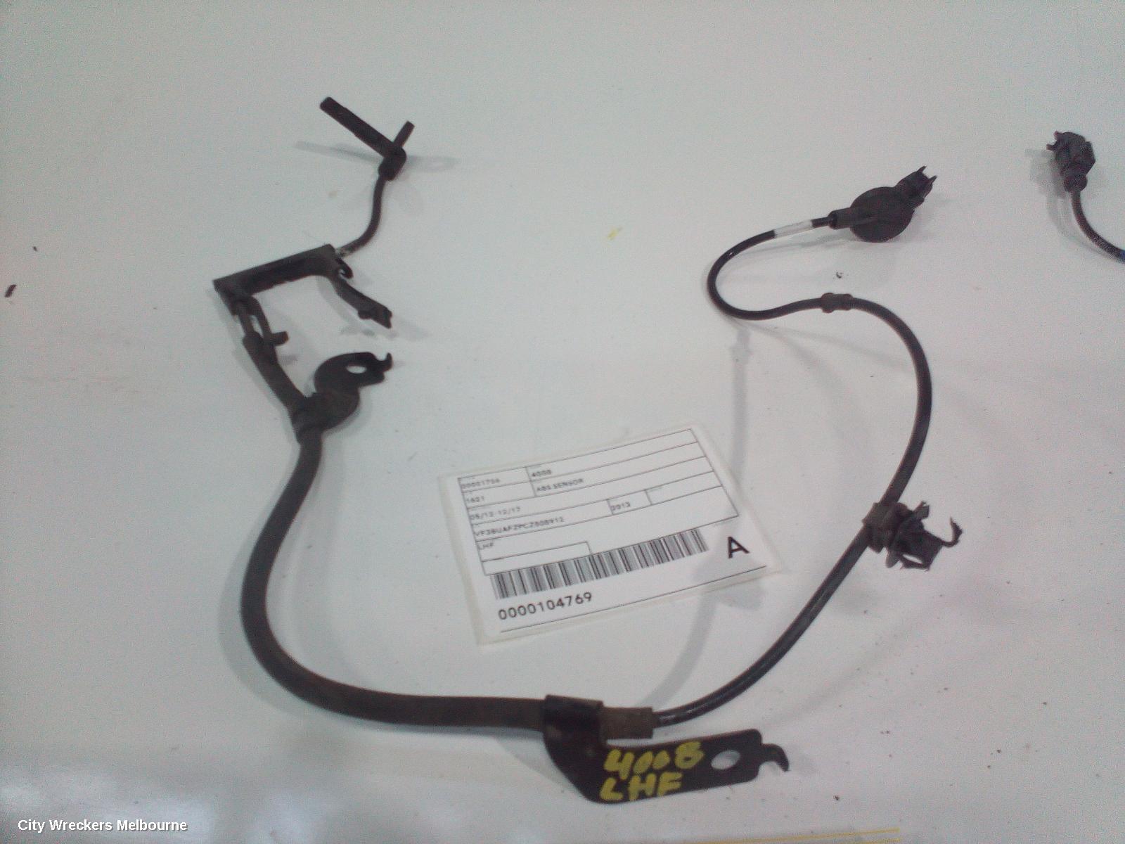 PEUGEOT 4008 ABS SENSOR, 05/2012 - 12/2017 - Image 1
