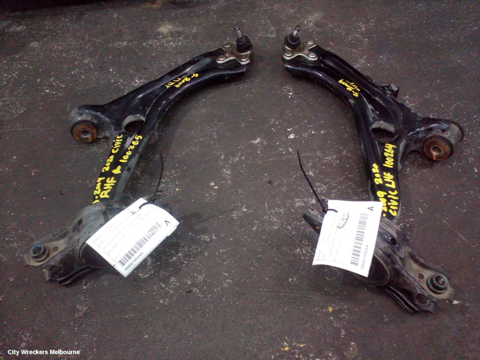 HONDA CIVIC LEFT FRONT LOWER CONTROL ARM, 10TH GEN, SEDAN/HATCH, VTI/VTI-S, 05/2016 - 08/2021 - Image 3