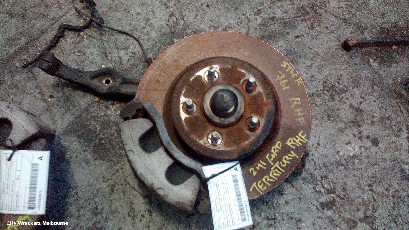 FORD TERRITORY RIGHT FRONT HUB ASSEMBLY, SZ MKI-MKII, RWD, 04/2011 - 12/2016 - Image 1
