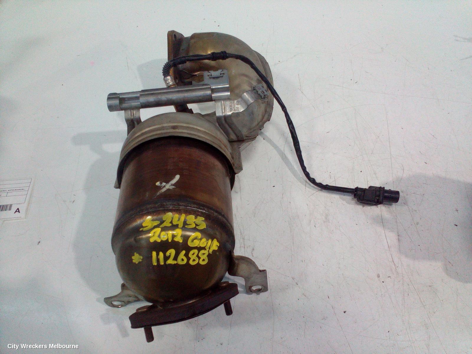 VOLKSWAGEN GOLF CATALYTIC CONVERTER, DOWNPIPE-CAT TYPE, 1.4, PETROL, CTHD/CAVD CODE, GEN 6, 10/2008 - 01/2016 - Image 2
