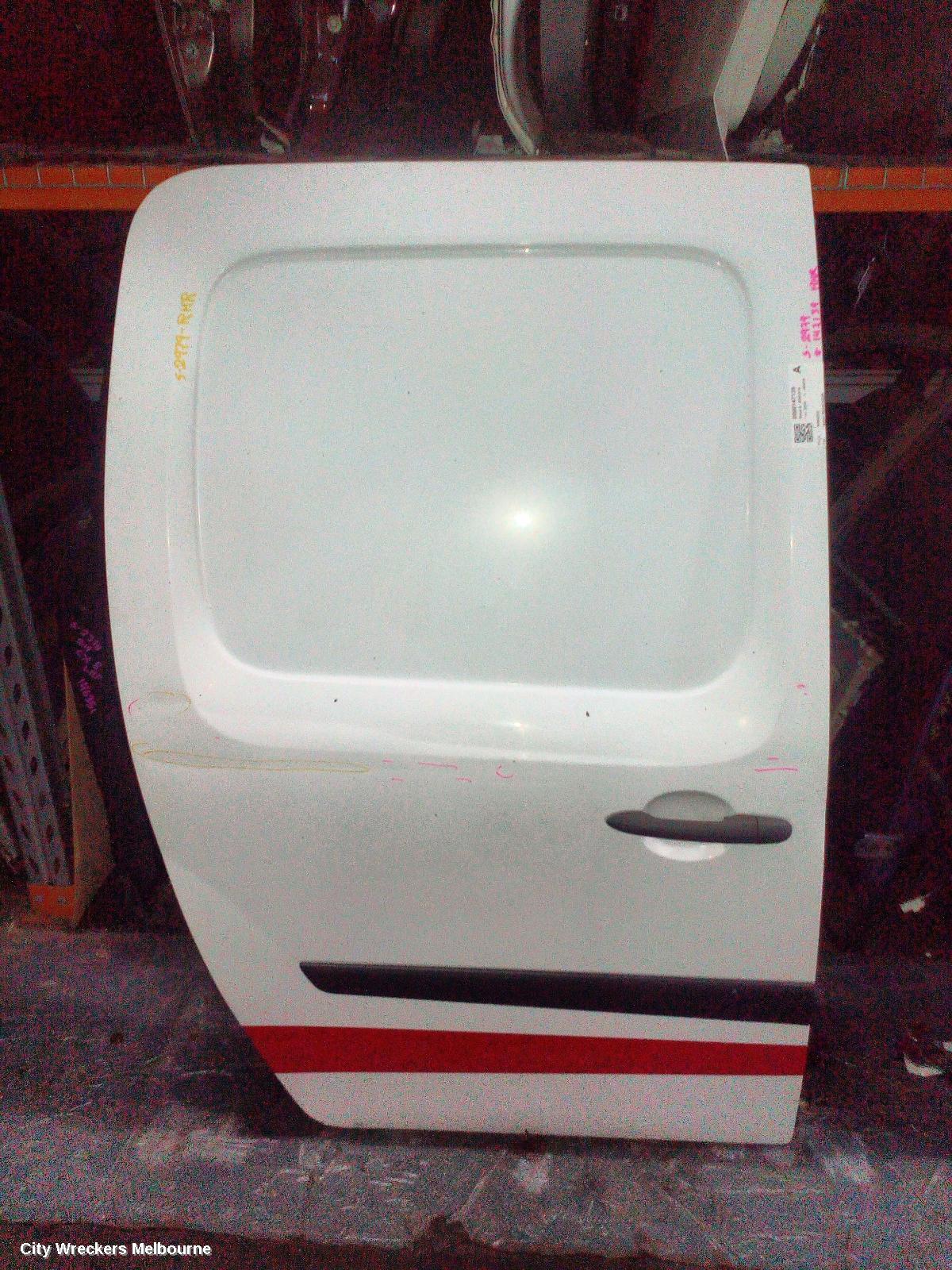 RENAULT KANGOO RIGHT REAR DOOR, X61, PANEL TYPE SLIDING DOOR, 10/2010 - 02/2022 - Image 1