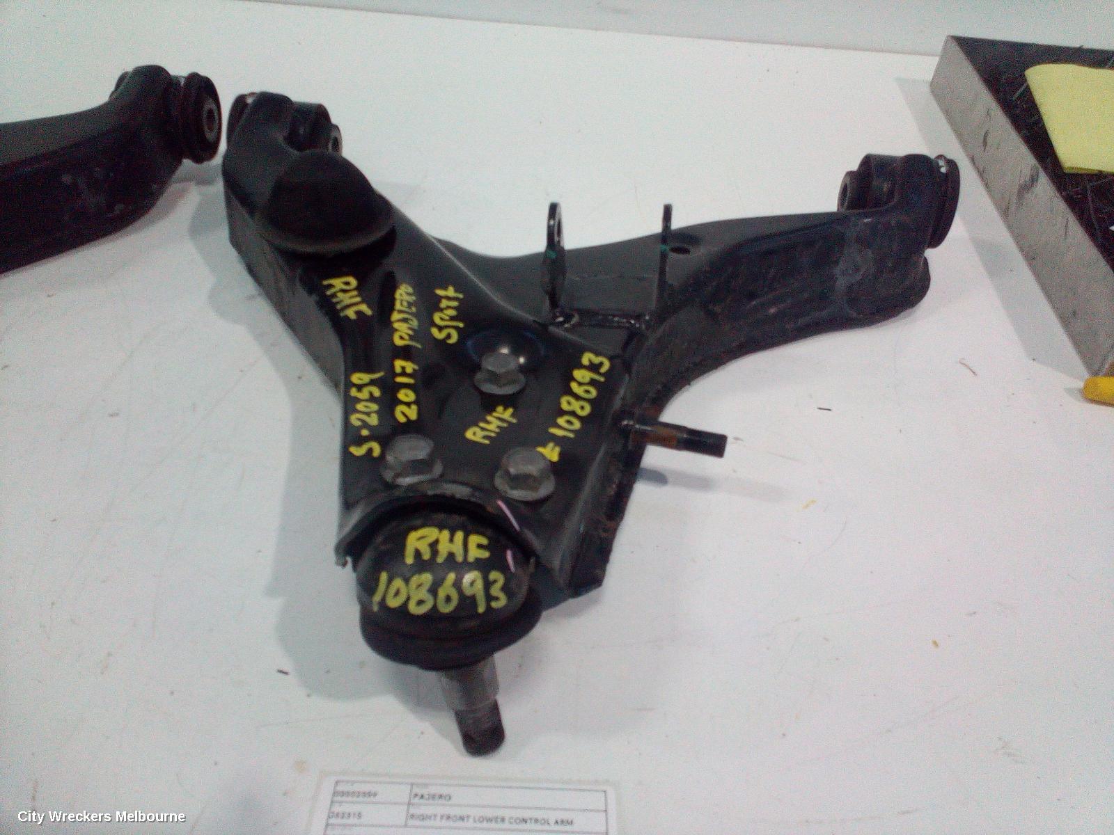 MITSUBISHI PAJERO RIGHT FRONT LOWER CONTROL ARM, PAJERO SPORT, QE-QF, 10/2015 ONWARDS - Image 2