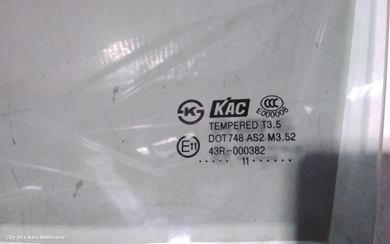 HOLDEN CAPTIVA LEFT FRONT DOOR WINDOW, LEFT FRONT DOOR WINDOW, NON PRIVACY, CG, 01/2011 - 06/2018 - Image 3
