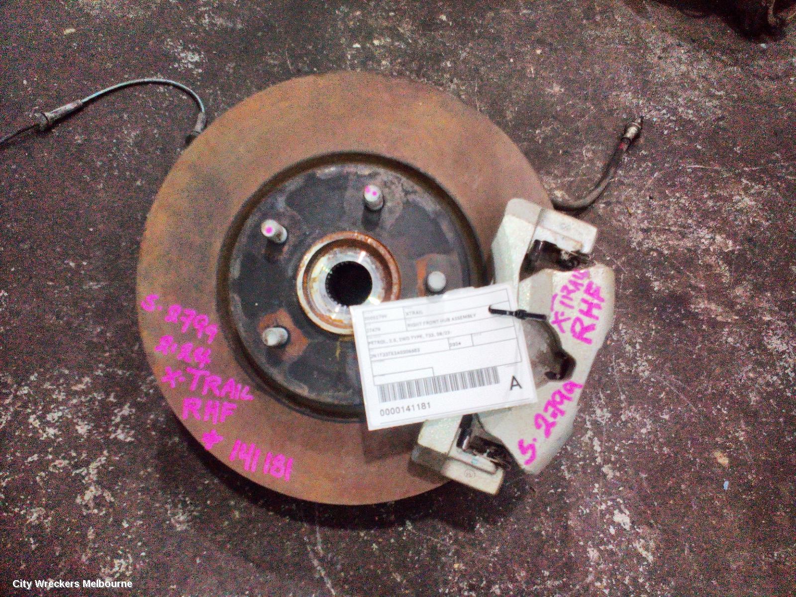 NISSAN XTRAIL RIGHT FRONT HUB ASSEMBLY, PETROL, 2.5, 2WD TYPE, T33, 08/2022 ONWARDS - Image 2