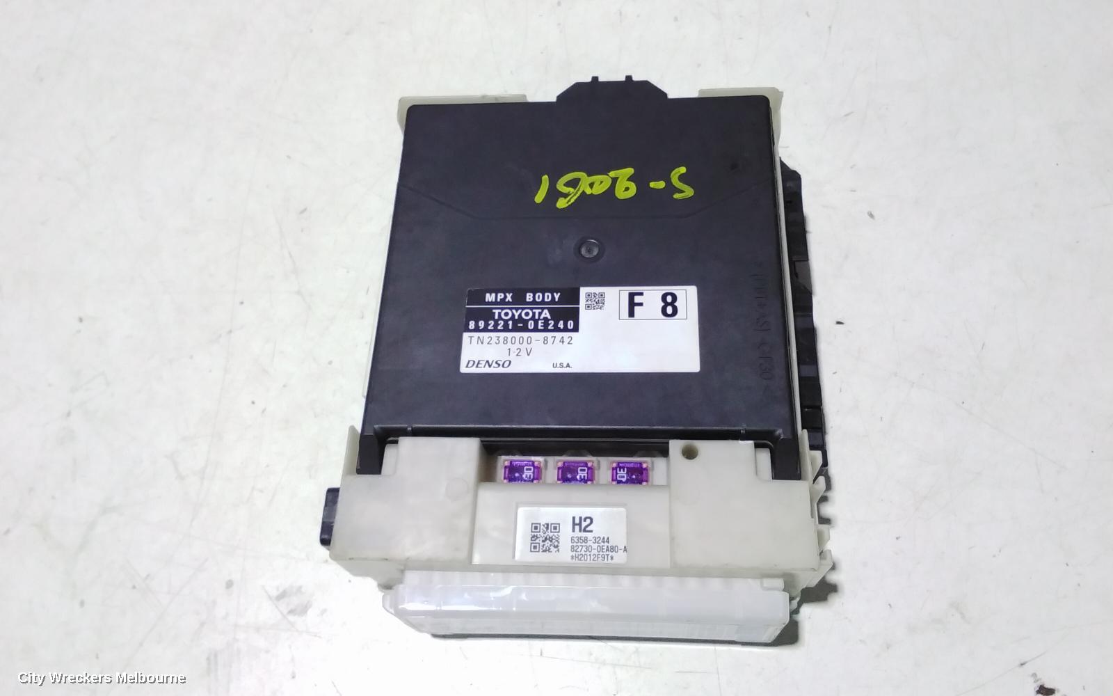 TOYOTA KLUGER, XU50 SERIES, 03/2014 - 02/2021, 89221-OE240  BODY CONTROL, UNIT BCM: 107362 - Image 2