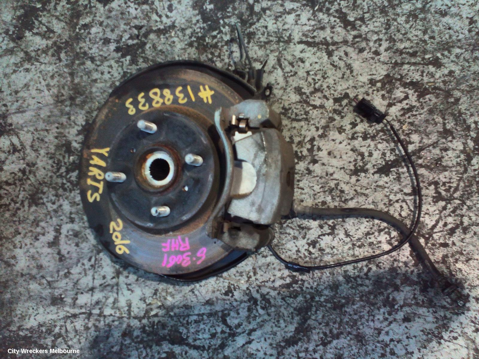 TOYOTA YARIS RIGHT FRONT HUB ASSEMBLY, NCP9#-NCP13#, 10/2005 - 12/2019 - Image 1