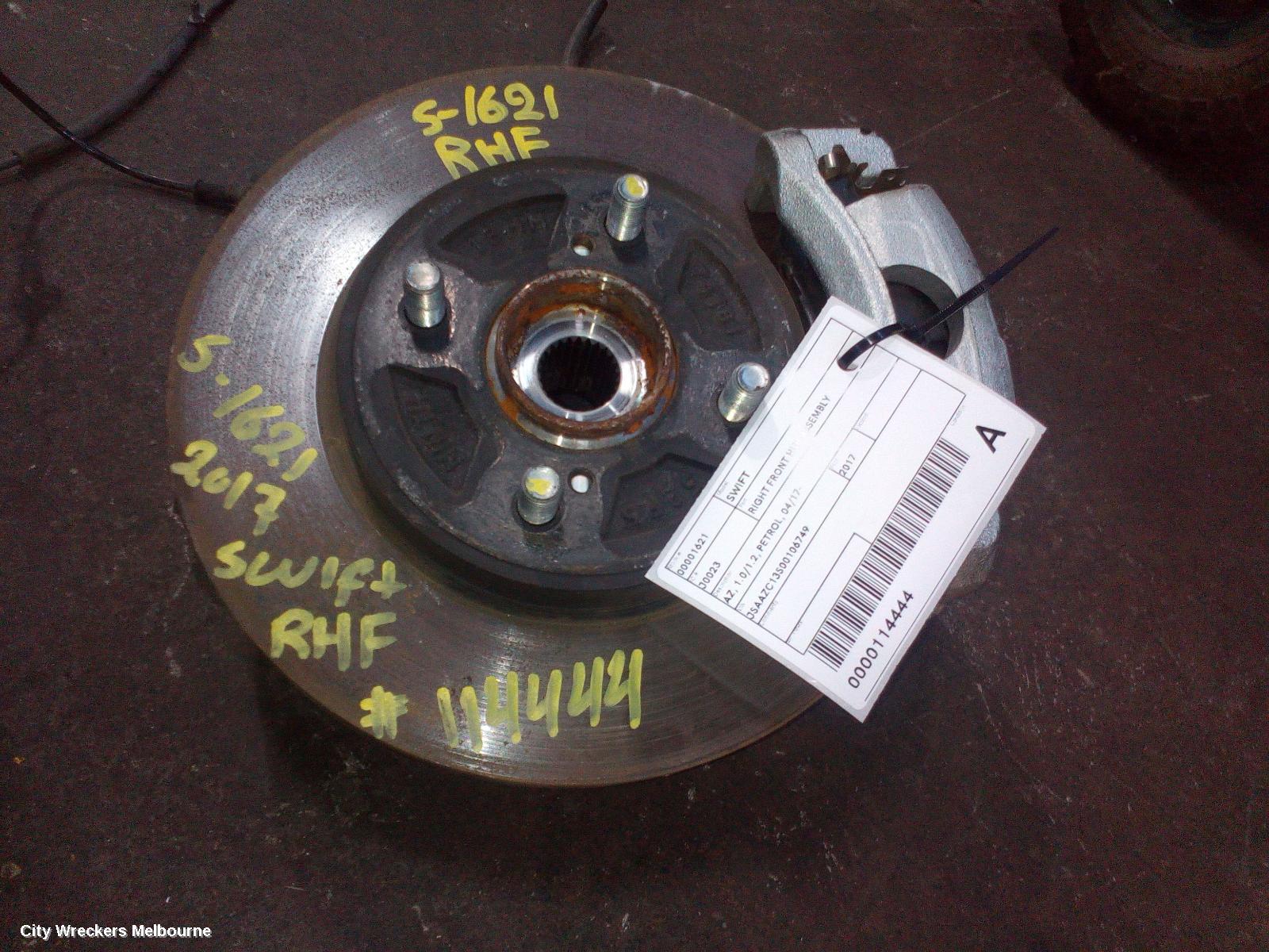 SUZUKI SWIFT RIGHT FRONT HUB ASSEMBLY, AZ, 1.0/1.2, PETROL, 04/2017 ONWARDS - Image 1
