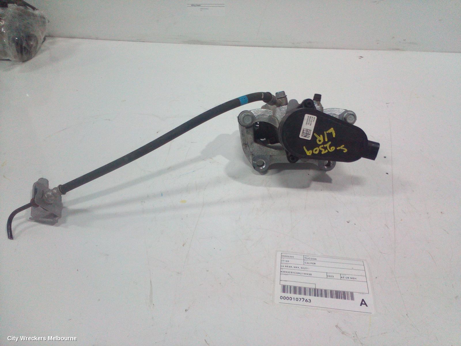 HYUNDAI TUCSON CALIPER, LH REAR, NX4, 02/2021 ONWARDS - Image 3