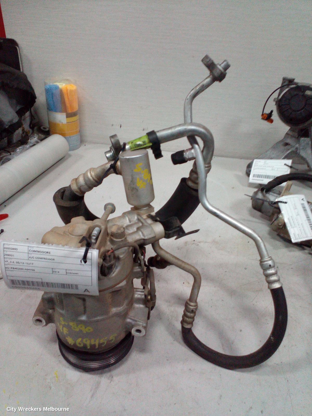 HOLDEN COMMODORE A/C COMPRESSOR, VF, 3.6, 05/2013 - 12/2017 - Image 3