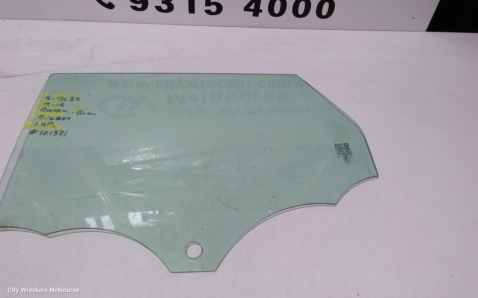 LAND ROVER RANGEROVER EVOQUE LEFT REAR DOOR WINDOW, L538, 11/2011 - 01/2019 - Image 2