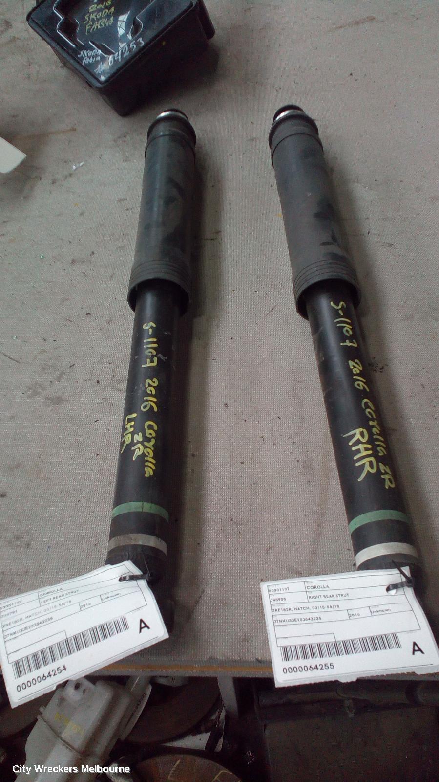TOYOTA COROLLA RIGHT REAR STRUT, ZRE182R, HATCH, 03/2015 - 06/2018 - Image 2