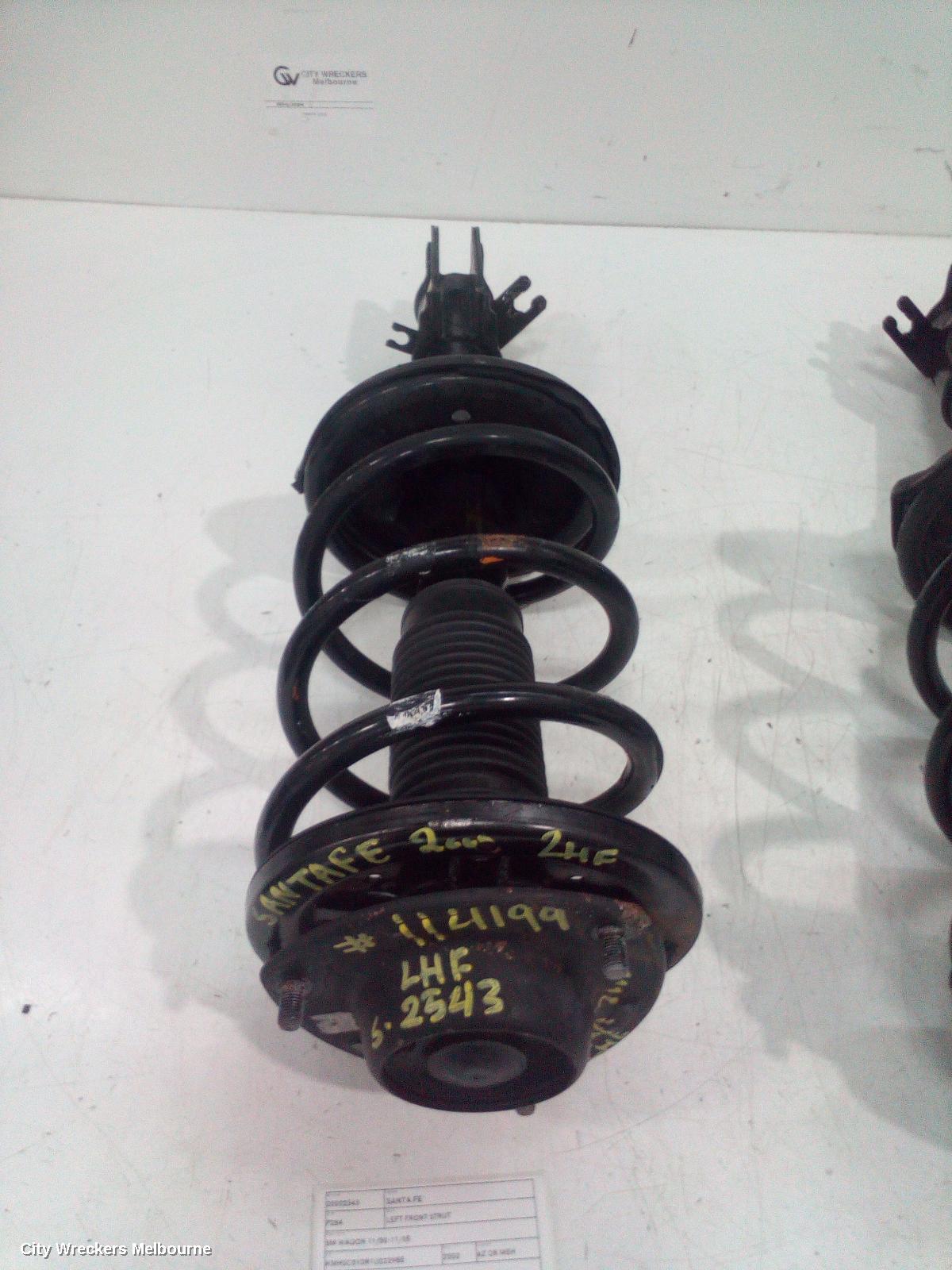 HYUNDAI SANTA FE LEFT FRONT STRUT, SM WAGON 11/2000 - 11/2005 - Image 2