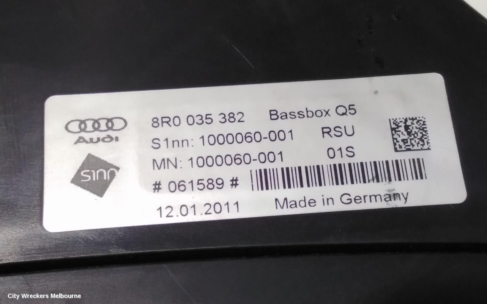 AUDI Q5 RADIO/CD/DVD/SAT/TV, AMPLIFIER, 8R, 03/2009 - 01/2017 - Image 3