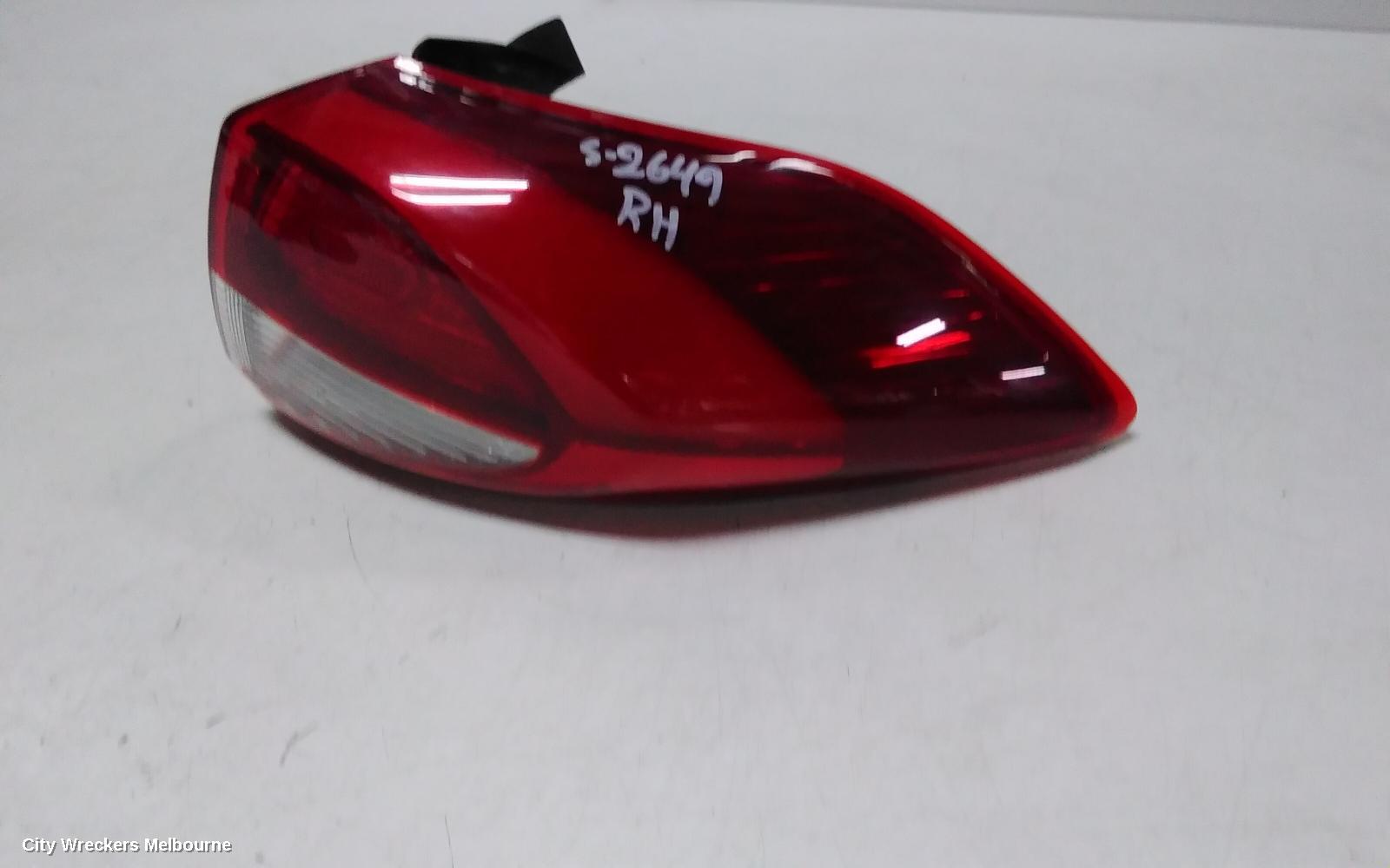 HYUNDAI TUCSON RIGHT TAILLIGHT, IN BODY, TL, KOREAN BUILT (VIN KMHJ), NON LED TYPE, 07/2015 - 06/2018 - Image 2