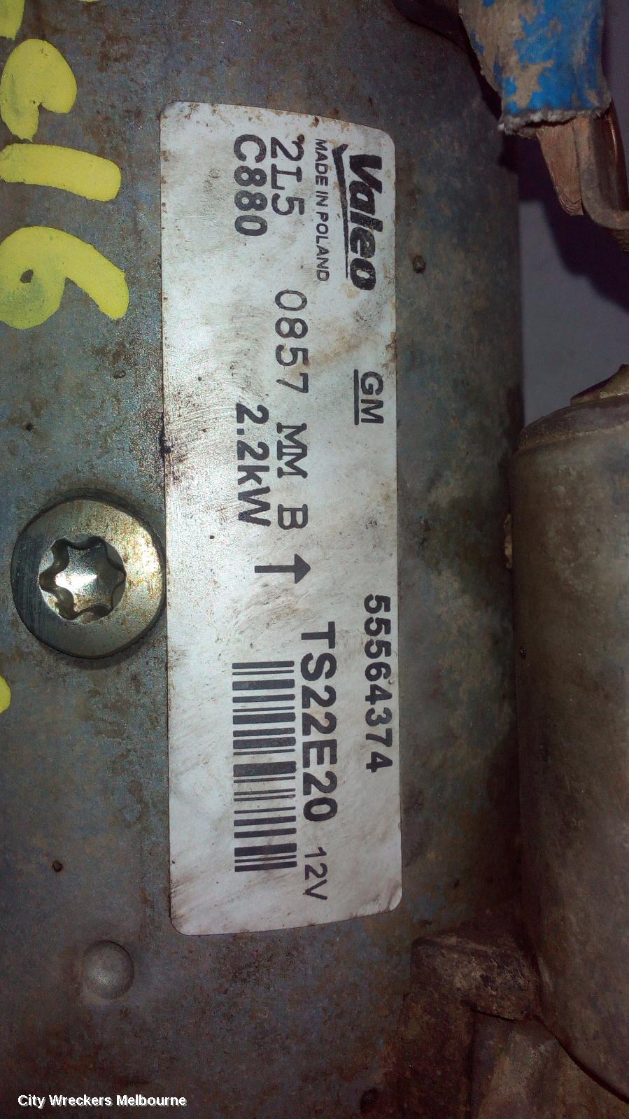 HOLDEN COLORADO STARTER, DIESEL, RG/RG7, 07/2016 - 12/2020 - Image 1
