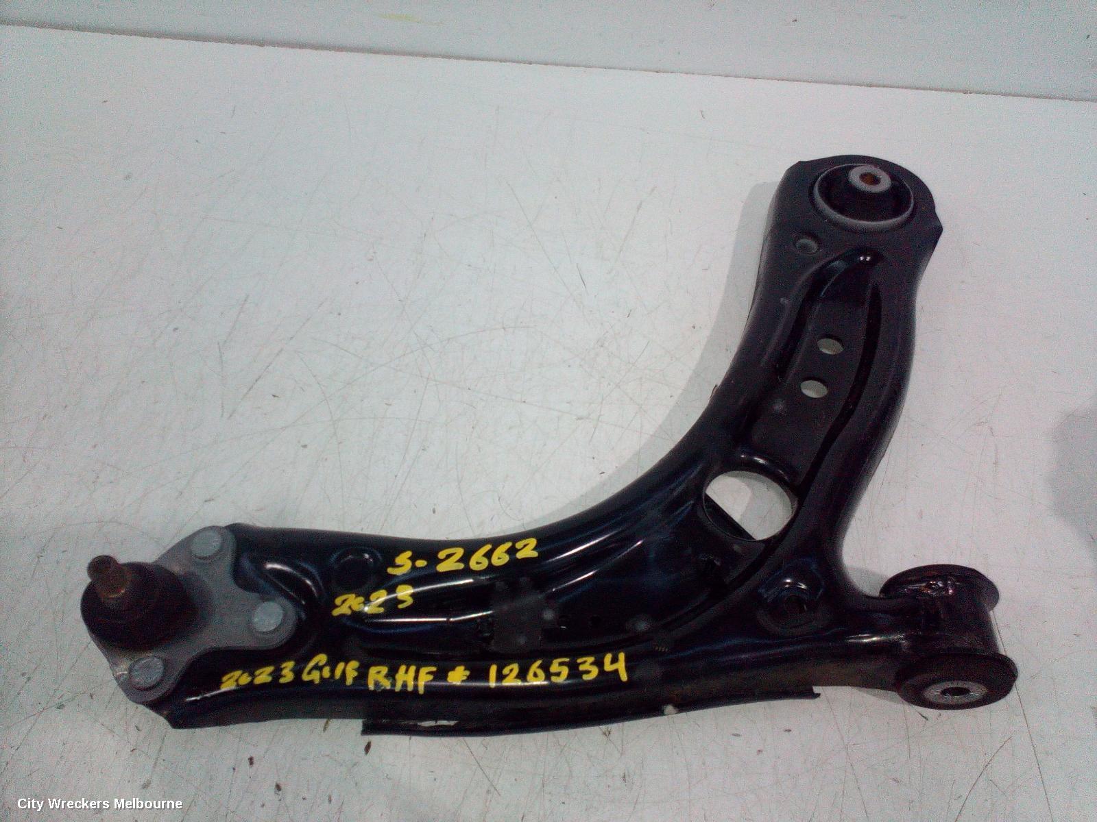 VOLKSWAGEN GOLF RIGHT FRONT LOWER CONTROL ARM, GEN 8, 2WD, 09/2020 ONWARDS - Image 2