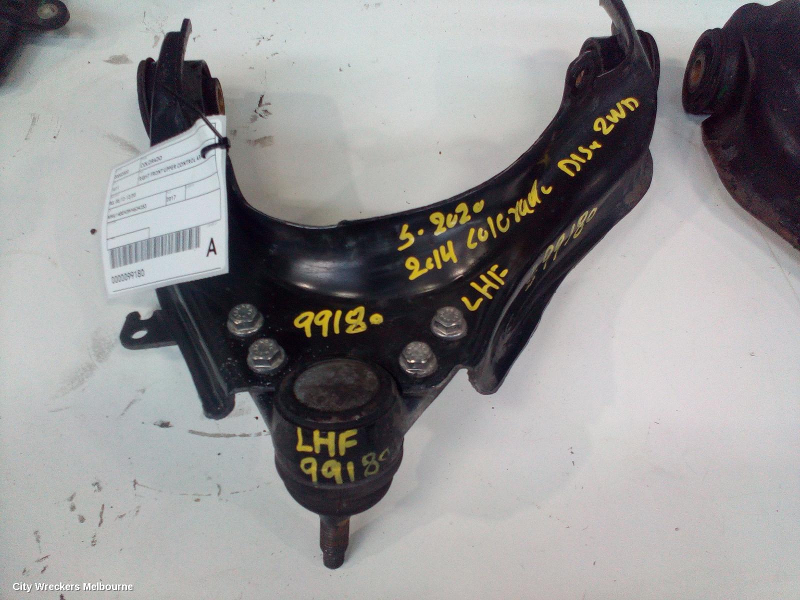 HOLDEN COLORADO RIGHT FRONT UPPER CONTROL ARM, RG, 06/2012 - 12/2020 - Image 2