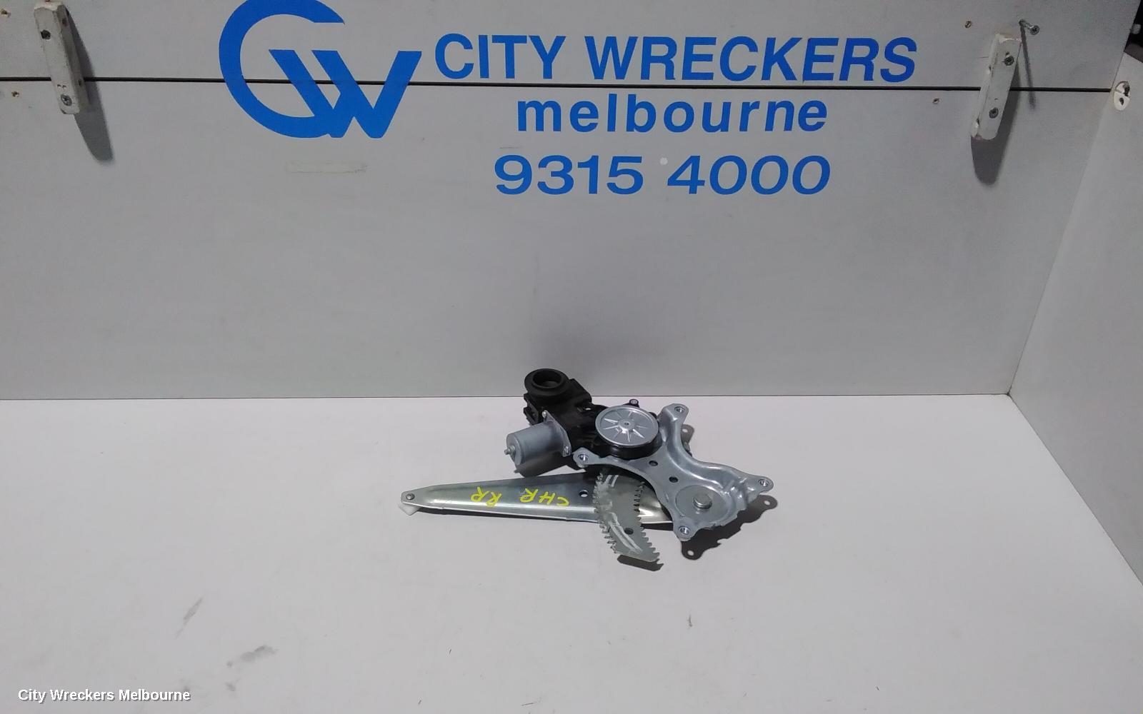 TOYOTA C-HR RIGHT REAR WND REG/MOTOR, DOOR REG ASSY (REG AND MOTOR), GEN 1, 12/2016 ONWARDS - Image 1