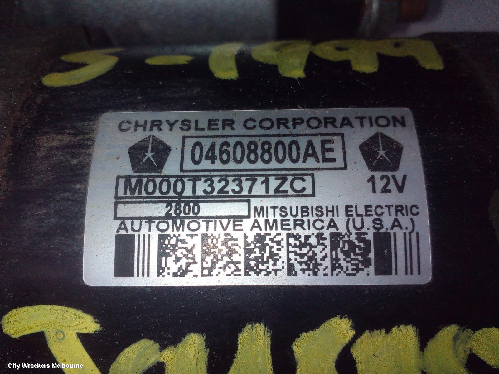 DODGE JOURNEY STARTER, PETROL, 2.7 V6, JC, 09/2008 - 07/2011 - Image 1
