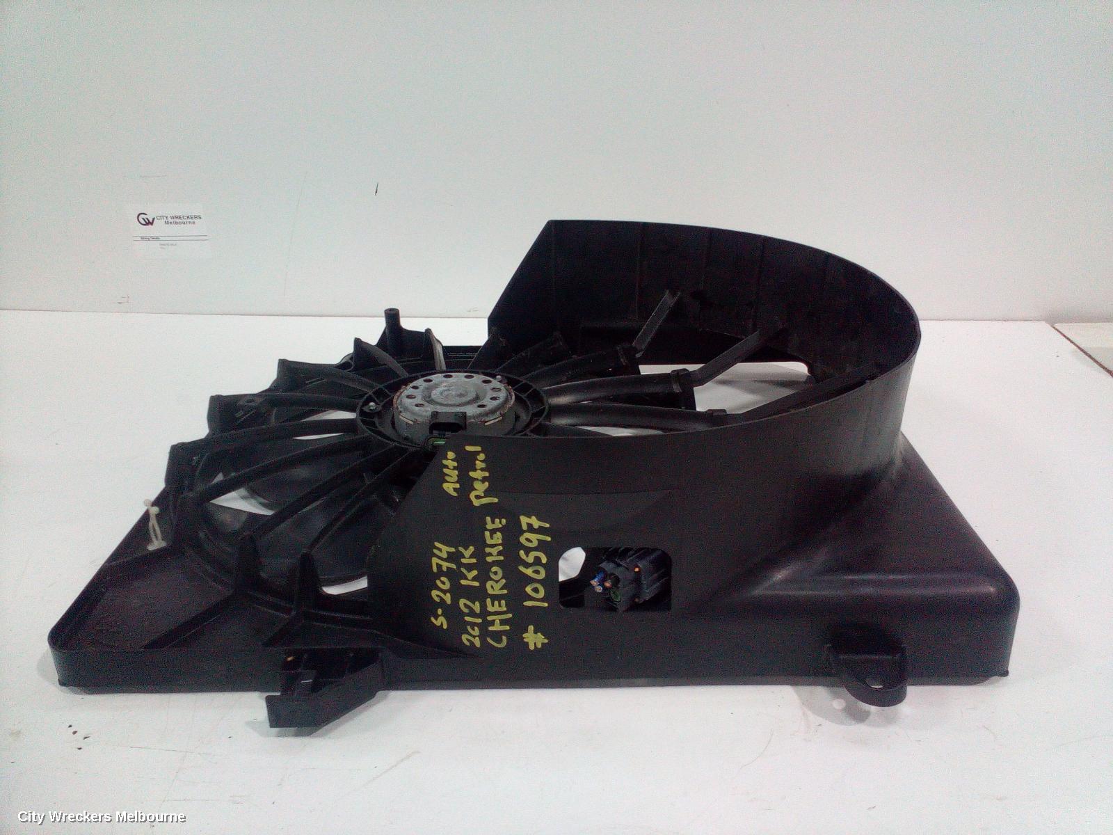 JEEP CHEROKEE FAN, ELECT RAD FAN, 3.7, KK, 11/2007 - 10/2012 - Image 1