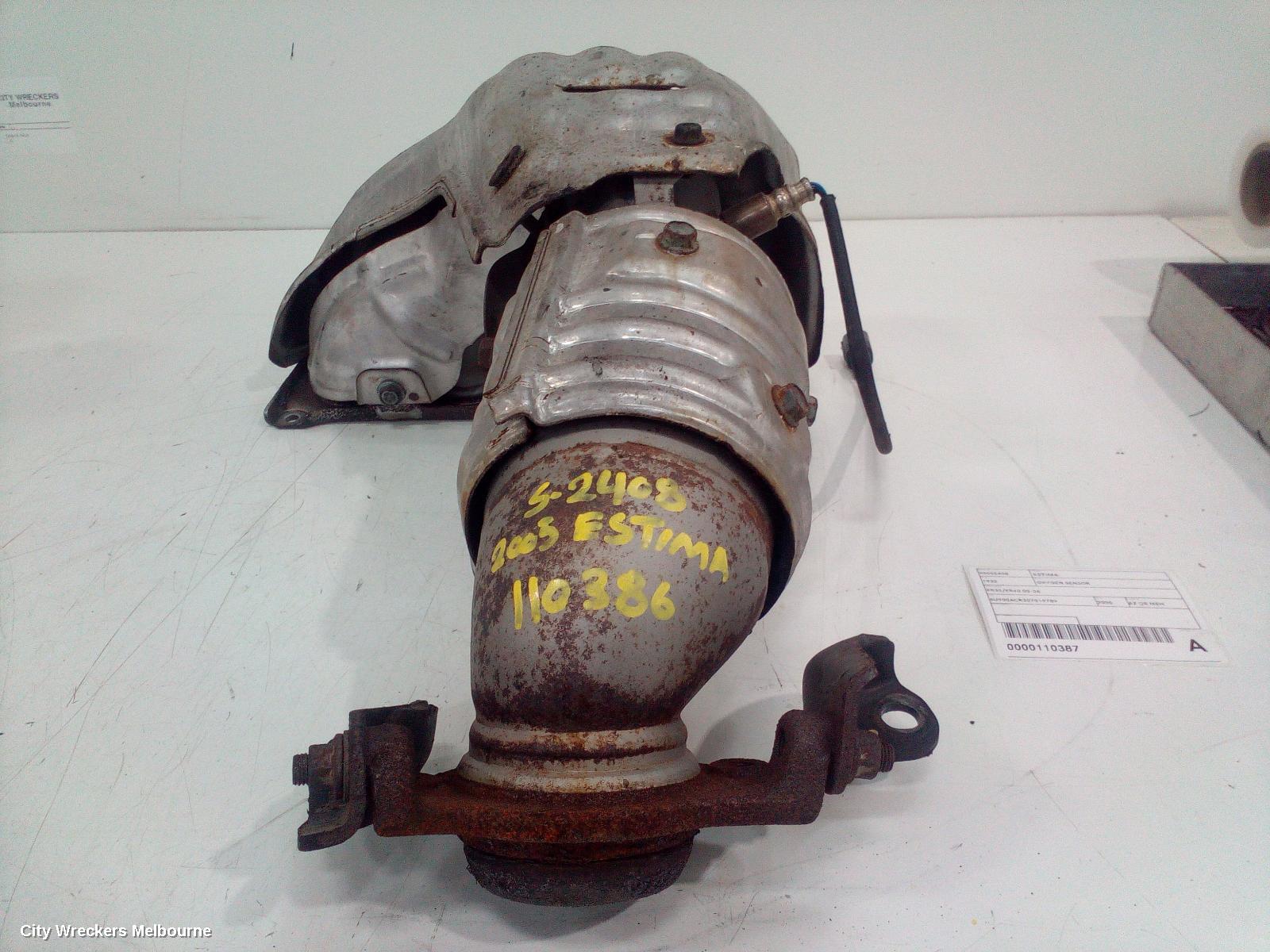 TOYOTA ESTIMA CATALYTIC CONVERTER, MANIFOLD-CAT TYPE, PETROL, 2.4, 2AZ, XR30/XR40, 00-06 (IMPORT) - Image 1