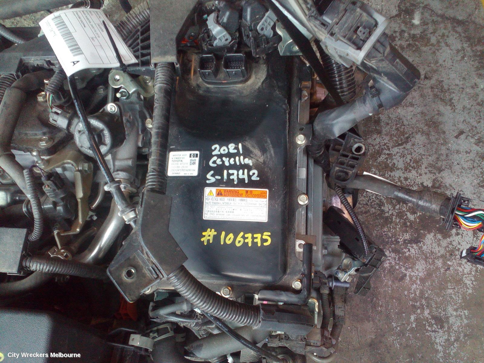 TOYOTA COROLLA INVERTER, MHEV INVERTER, ZWE211R, 07/2018 ONWARDS - Image 1
