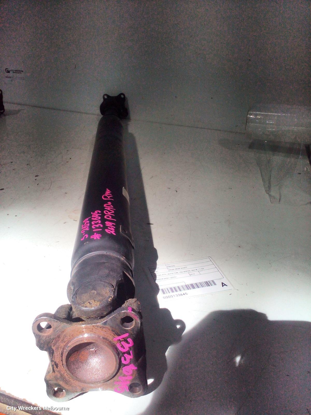 TOYOTA PRADO REAR DRIVE SHAFT, 150 SERIES, DIESEL, 2.8, 1GD-FTV, AUTO T/M, 06/2015 - 11/2023 - Image 2