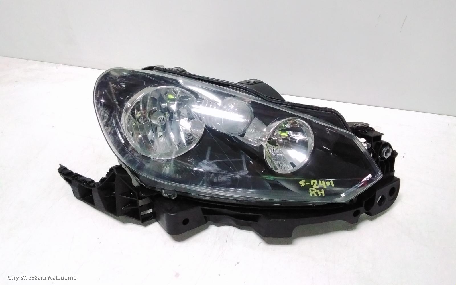 VOLKSWAGEN GOLF RIGHT HEADLAMP, GEN 6, CABRIO, HALOGEN TYPE, 07/2011 - 01/2016 - Image 3