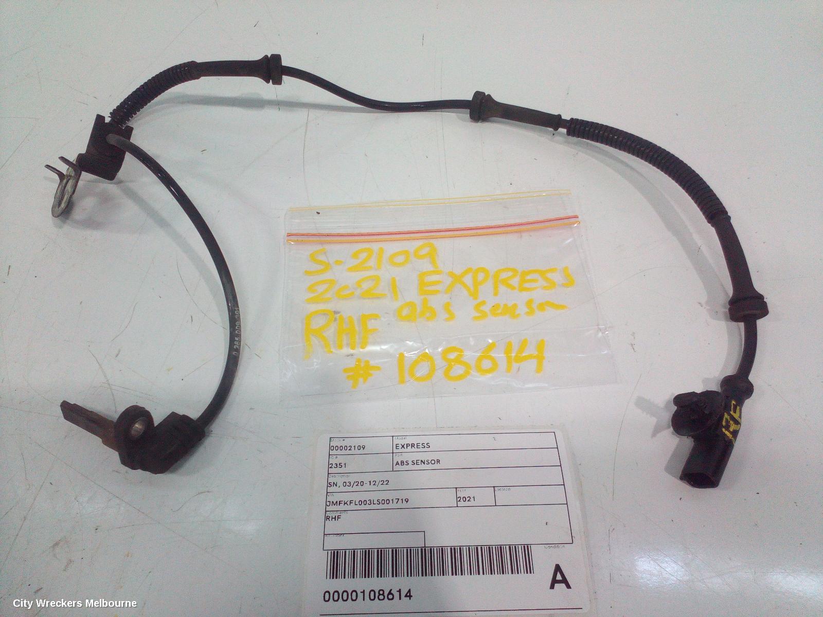 MITSUBISHI EXPRESS ABS SENSOR, SN, 03/2020 - 12/2022 - Image 1