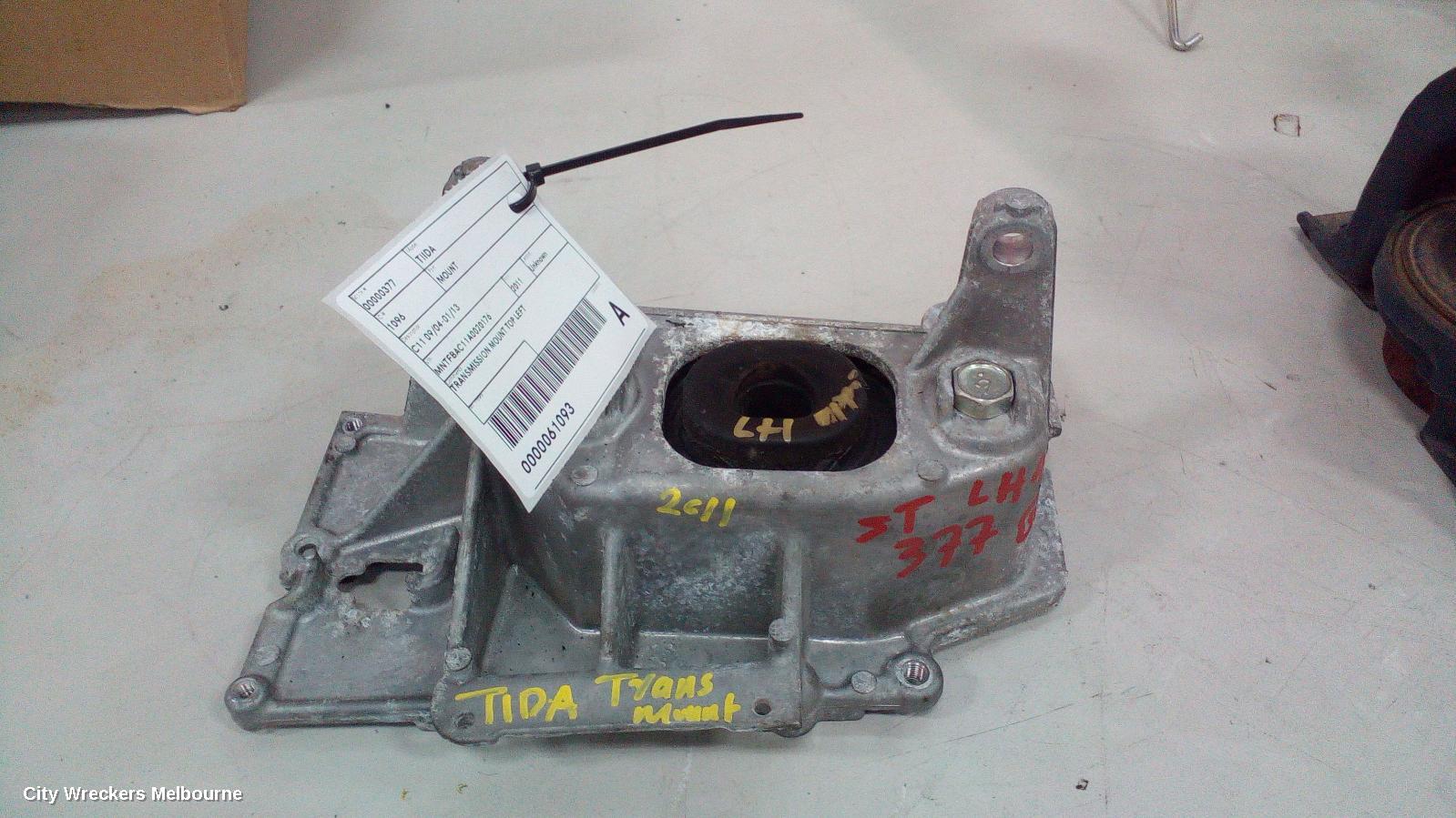 NISSAN TIIDA MOUNT, ENGINE MOUNT, LEFT INSULATOR, PETROL, 1.8, MR18, C11, 09/2004 - 01/2013 - Image 1