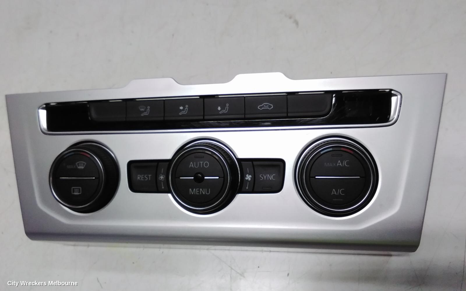 VOLKSWAGEN PASSAT HEATER/AC CONTROLS, 3CC, 3 KNOB DIAL, STANDARD TYPE, SEDAN, 01/2009 - 12/2016 - Image 3