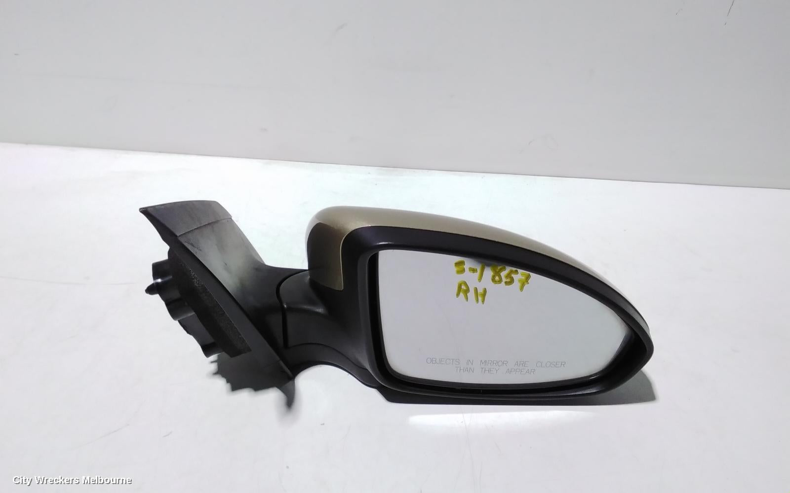HOLDEN CRUZE RIGHT DOOR MIRROR, JG-JH, NON INDICATOR TYPE, 03/2009 - 01/2017 - Image 2