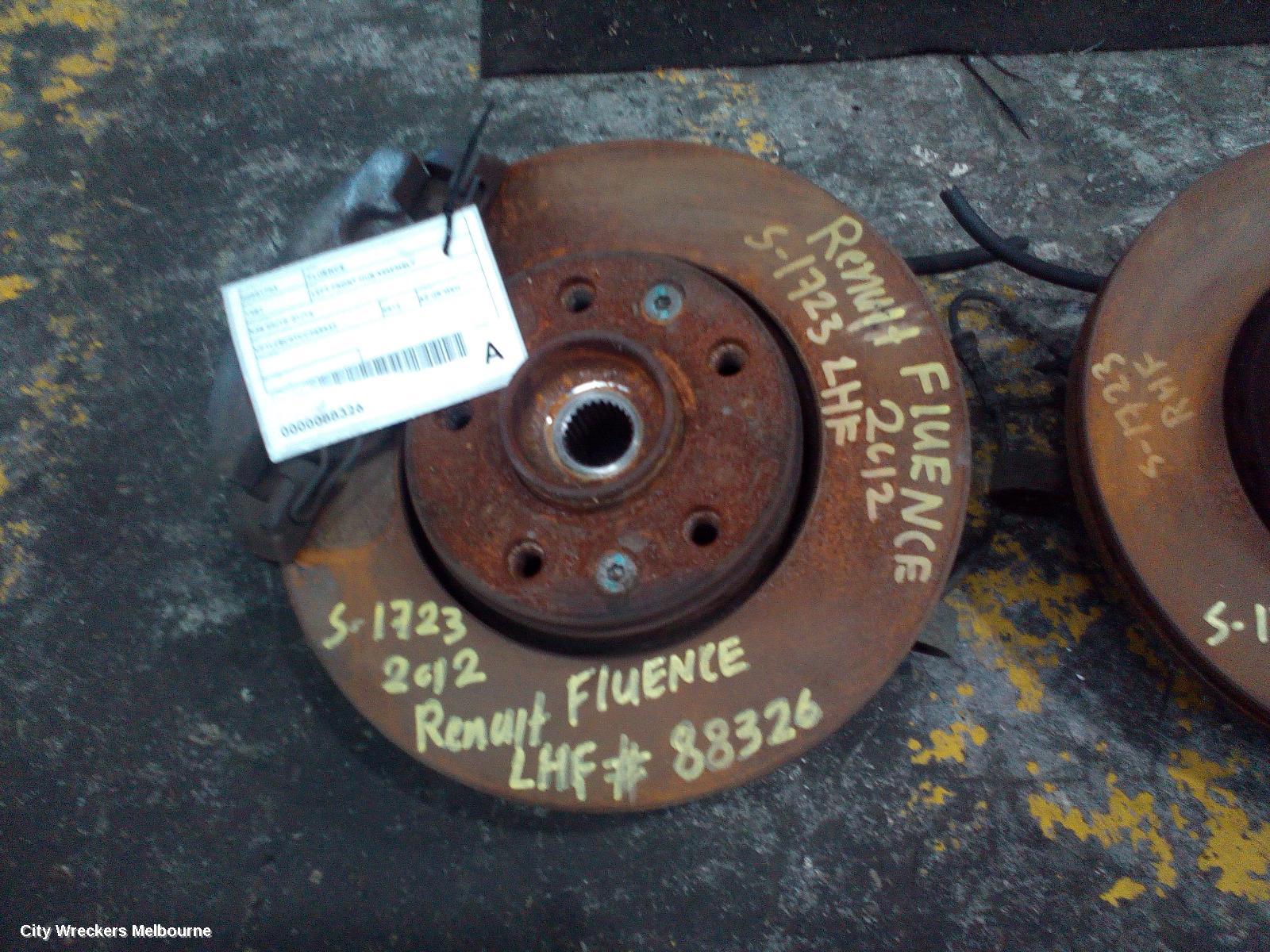 RENAULT FLUENCE LEFT FRONT HUB ASSEMBLY, X38 09/2010 - 01/2016 - Image 2