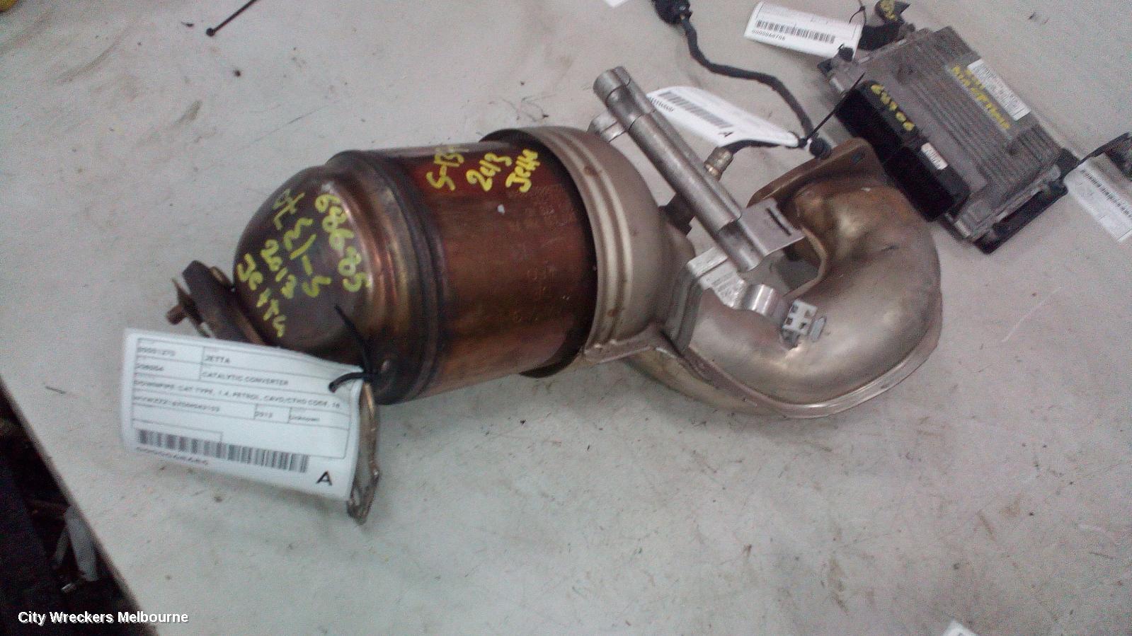 VOLKSWAGEN JETTA CATALYTIC CONVERTER, DOWNPIPE-CAT TYPE, 1.4, PETROL, CAVD/CTHD CODE, 1B, 02/2011 - 12/2017 - Image 2
