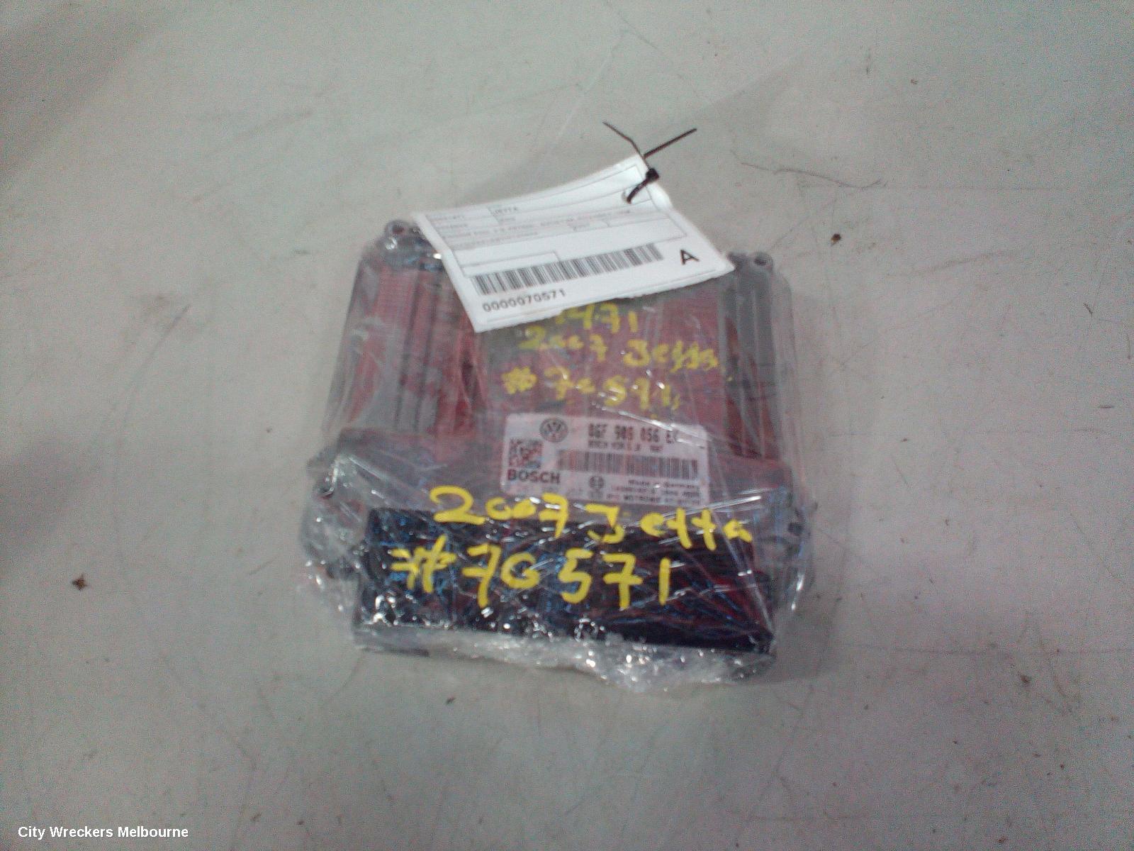 VOLKSWAGEN JETTA ECU, ENGINE ECU, 2.0, PETROL, AUTO T/M, ECU ONLY, 1KM, 02/2006 - 07/2011 - Image 3