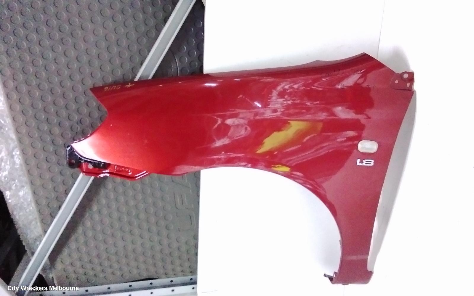 TOYOTA COROLLA LEFT GUARD, ZZE122 (JAPAN-VIN JTD), SEDAN/WAGON, W/ REPEATER, NON MUDFLAP TYPE, 12/2001 - 06/2007 - Image 1