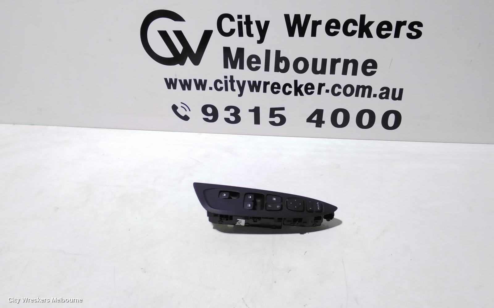 HYUNDAI VELOSTER PWR DR WIND SWITCH, RH FRONT (MASTER SWITCH), JS, 06/2019 - 07/2021 - Image 1