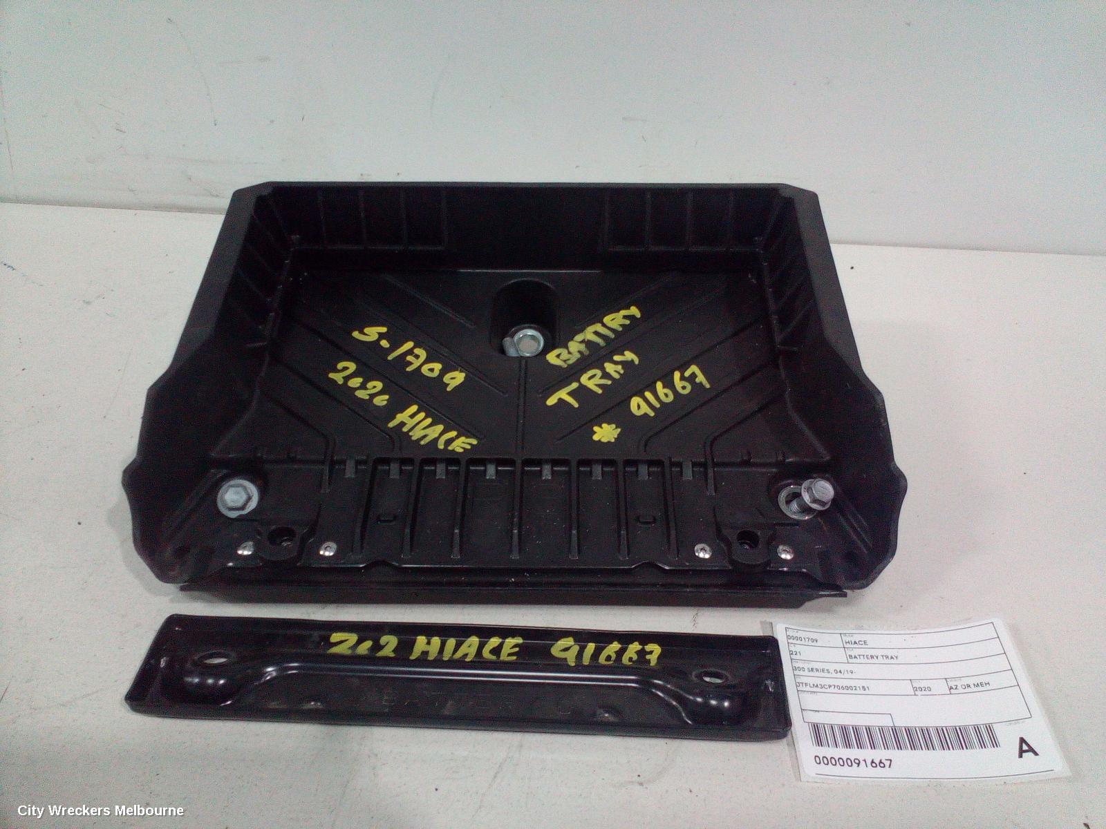 TOYOTA HIACE BATTERY TRAY, 300 SERIES, 02/2019 ONWARDS - Image 1
