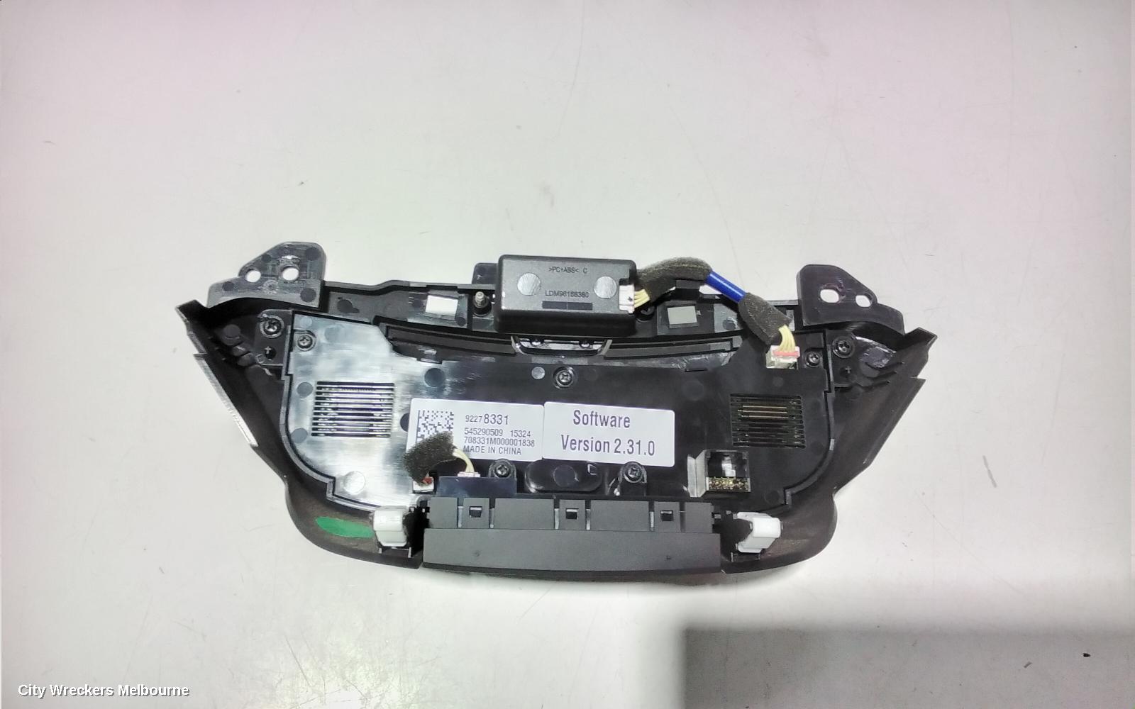 HOLDEN COMMODORE HEATER/AC CONTROLS, VF, 05/2013 - 12/2017 - Image 3