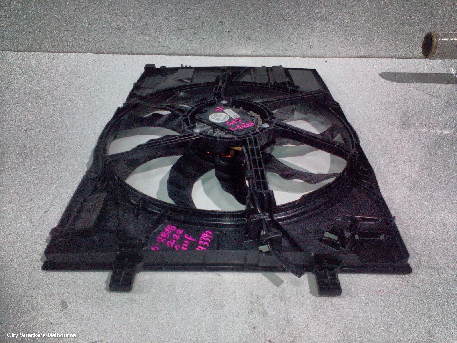 VOLKSWAGEN GOLF FAN, GEN 8, SINGLE FAN ASSY, PETROL, 1.4, TURBO, DJKA CODE, 400 WATT, 09/2020 ONWARDS - Image 1