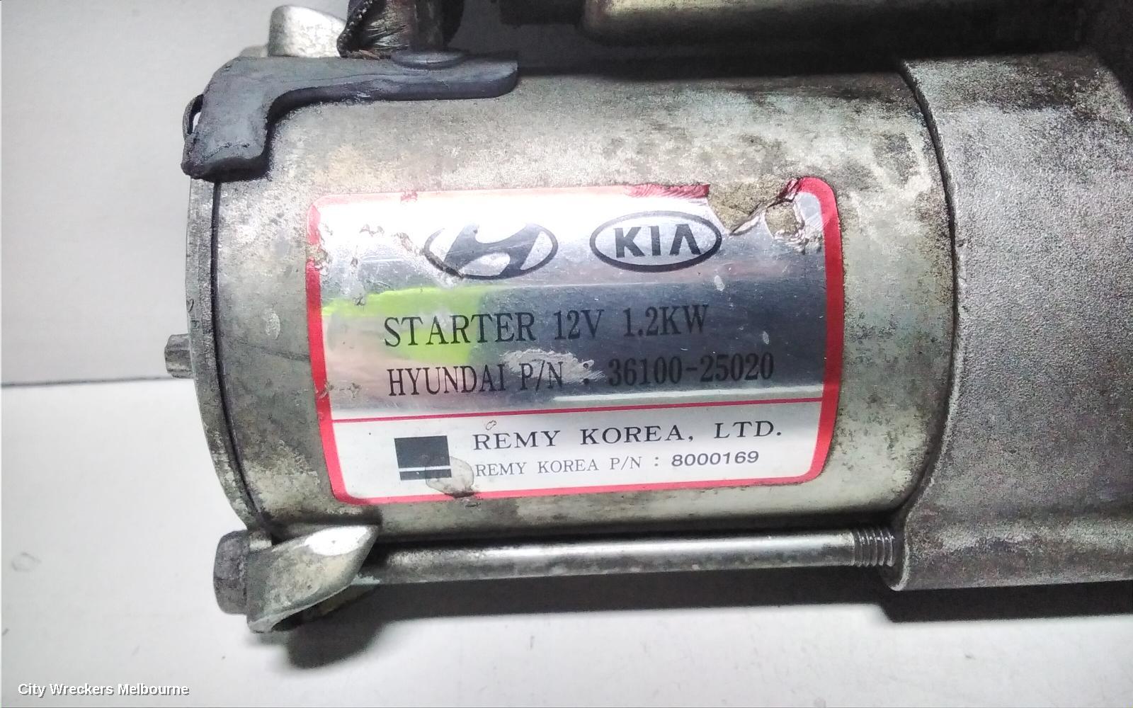 HYUNDAI ILOAD/IMAX STARTER, PETROL, 2.4, AUTO T/M TYPE, TQ, 11/2007 - 05/2018 - Image 3