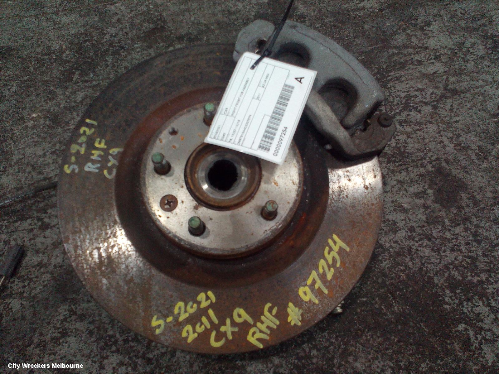 MAZDA CX9 RIGHT FRONT HUB ASSEMBLY, TB, FWD TYPE, 12/2007 - 12/2015 - Image 2