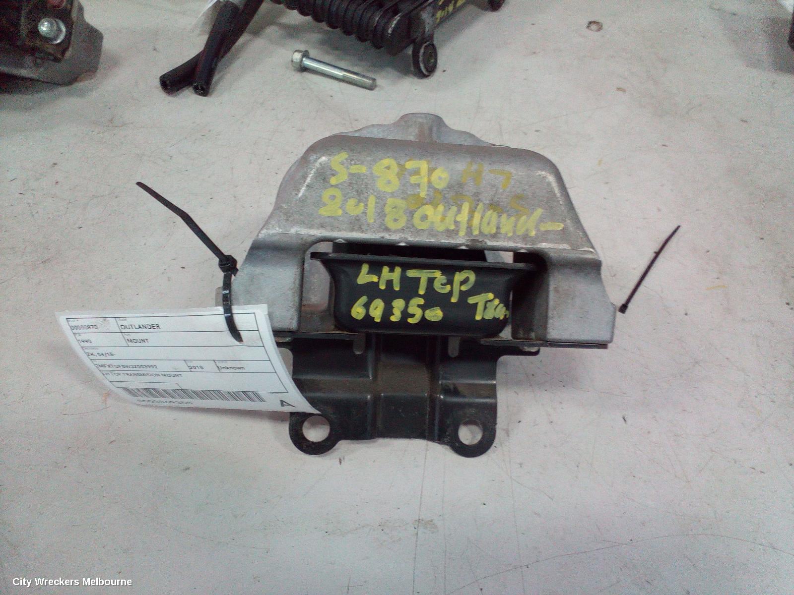 MITSUBISHI OUTLANDER MOUNT, ZK, 04/2015 - 07/2021 - Image 1