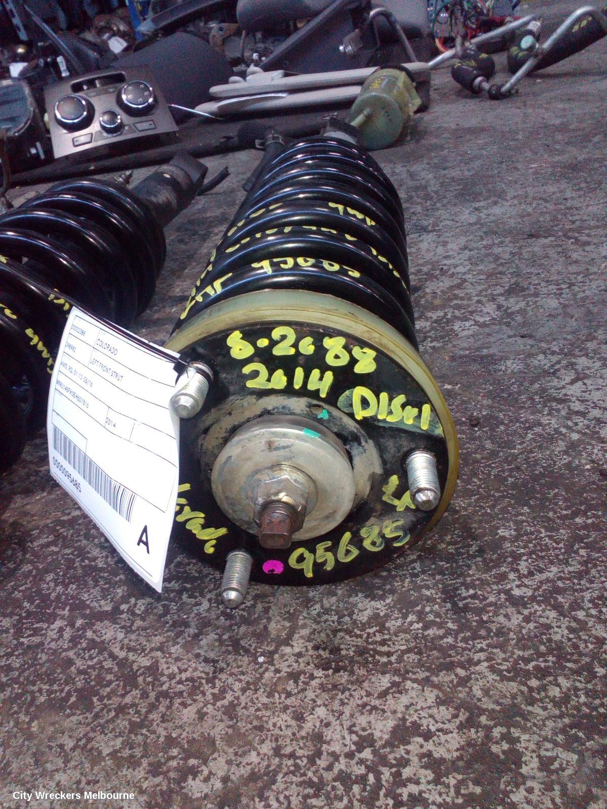 HOLDEN COLORADO LEFT FRONT STRUT, 4WD, RG, 01/2012 - 06/2016 - Image 1